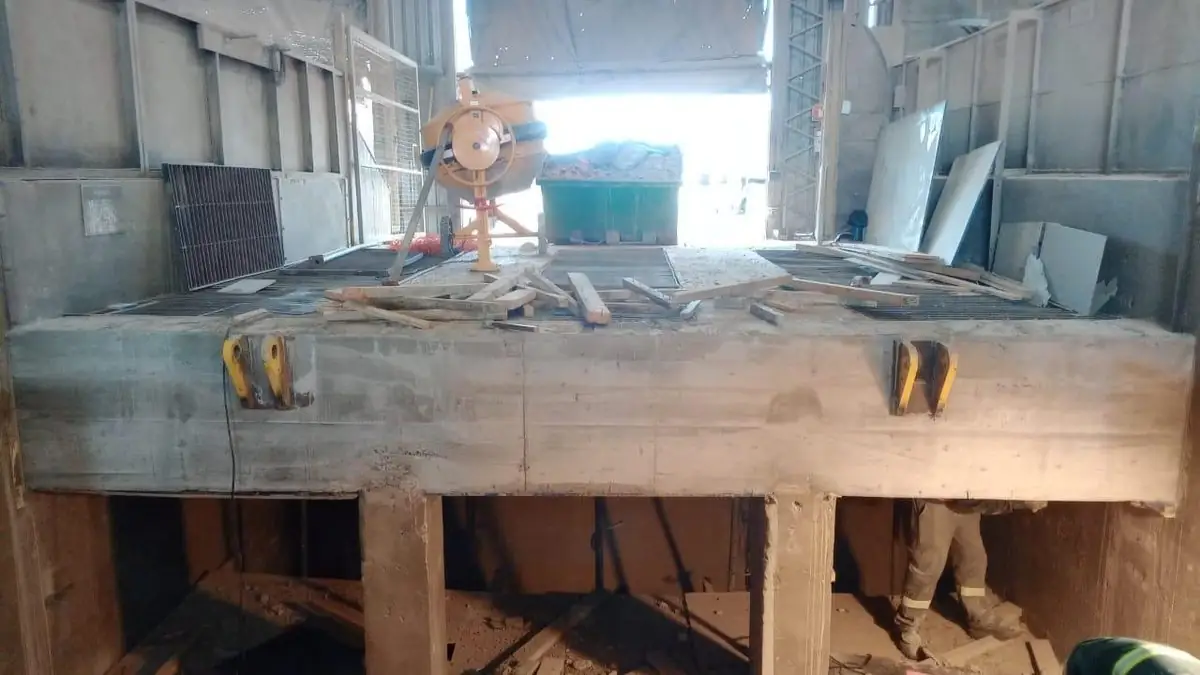 Recuperação de viga do tombador - obra executada pela Angular Engenharia