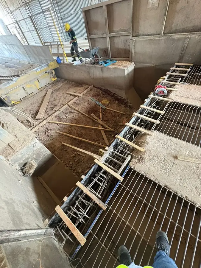 Recuperação de viga do tombador - obra executada pela Angular Engenharia